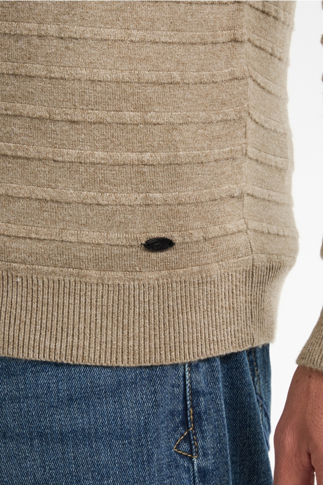 KNITTED SWEATER THORNEWOOD M 3050 KWR269 7146 Tan
